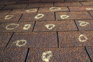 Hail Damaged Roof in Stamping Ground