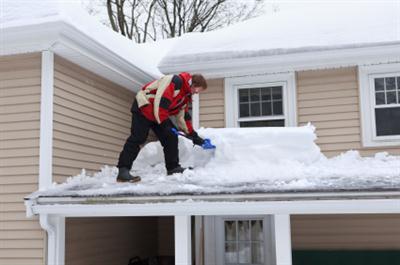 Roof shoveling in Lexington, KY